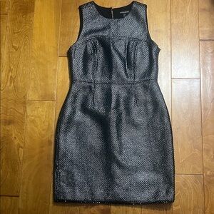 Banana Republic Sheath Midi Dress Size 6P Gray Office Business Career Capsule